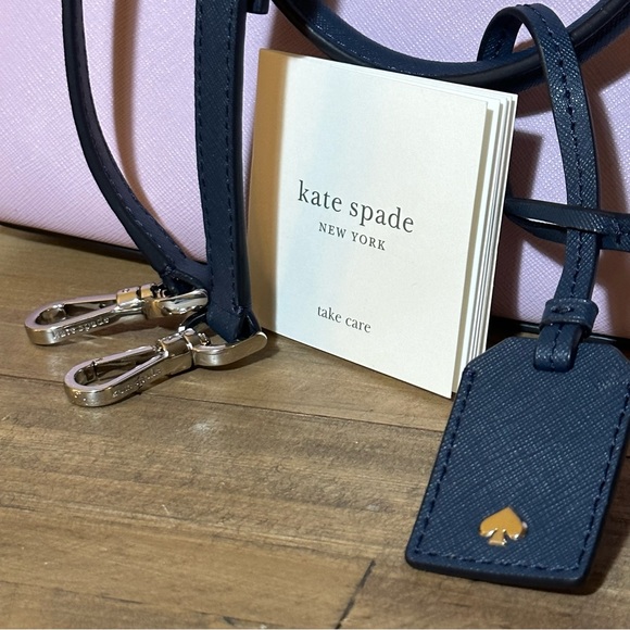 Kate Spade medium size tri colour hand bag with removable crossbody strap nwot - Picture 7 of 7